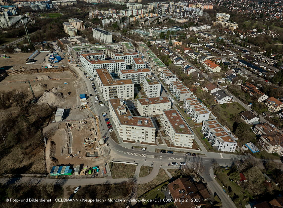 22.03.2023 - Baustele und Wohnanlage Alexisquartier